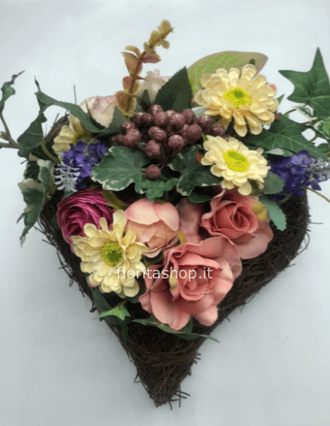 cuore fiorito